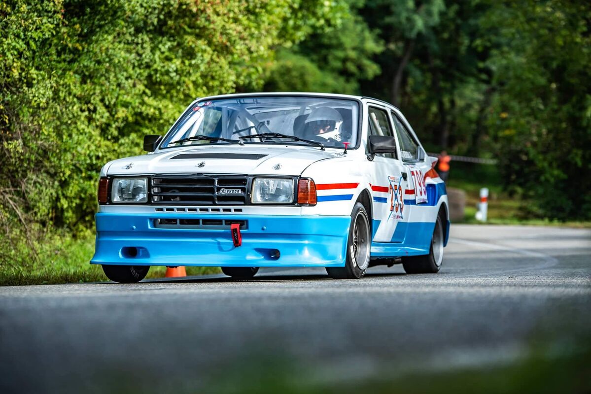 Rally Škoda - závodní vůz majitele servisu
